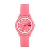 cadran rose fond rose bracelet silicone rose