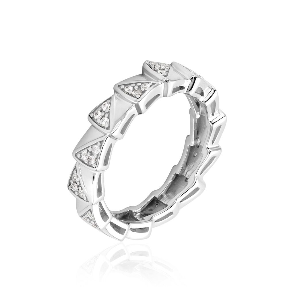 Bague Nevada Argent Blanc Oxyde De Zirconium - Bijoux fantaisie Femme | Marc Orian
