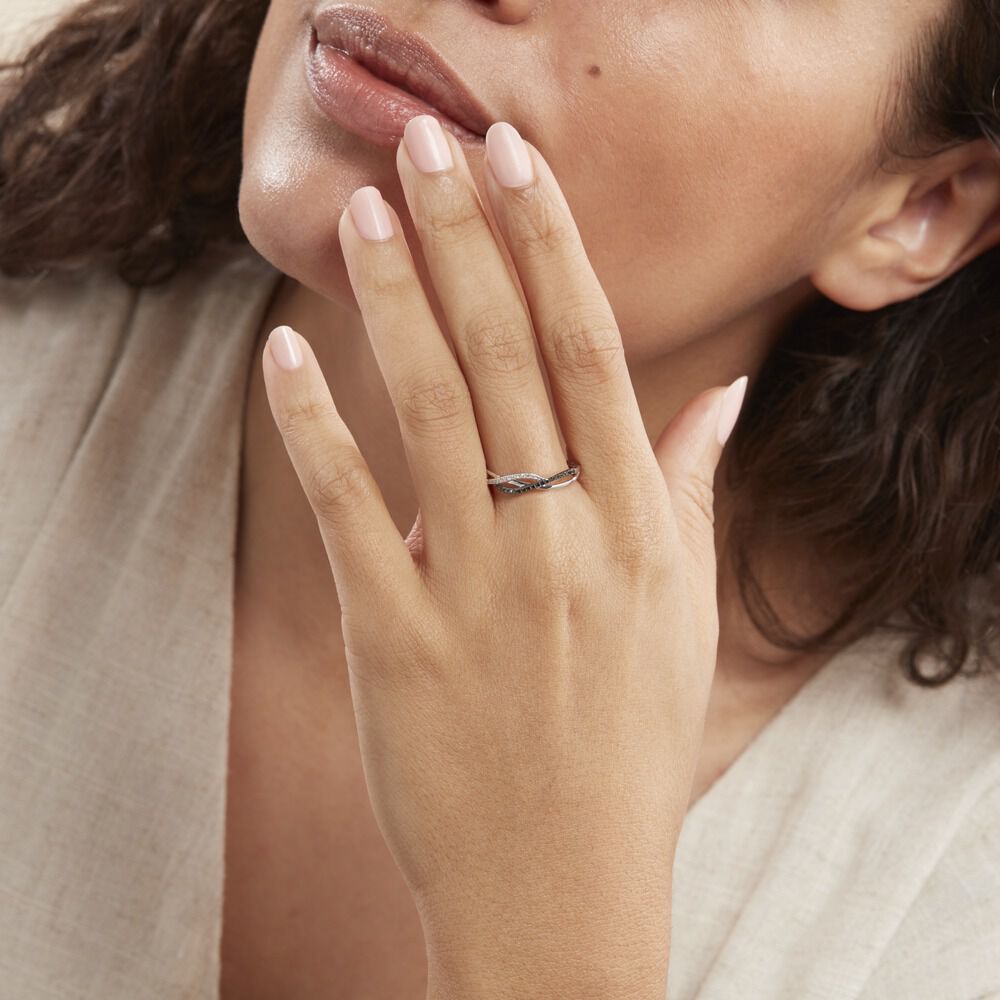 Bague Ursulla Or Blanc Diamant - Bagues pierres précieuses Femme | Marc Orian