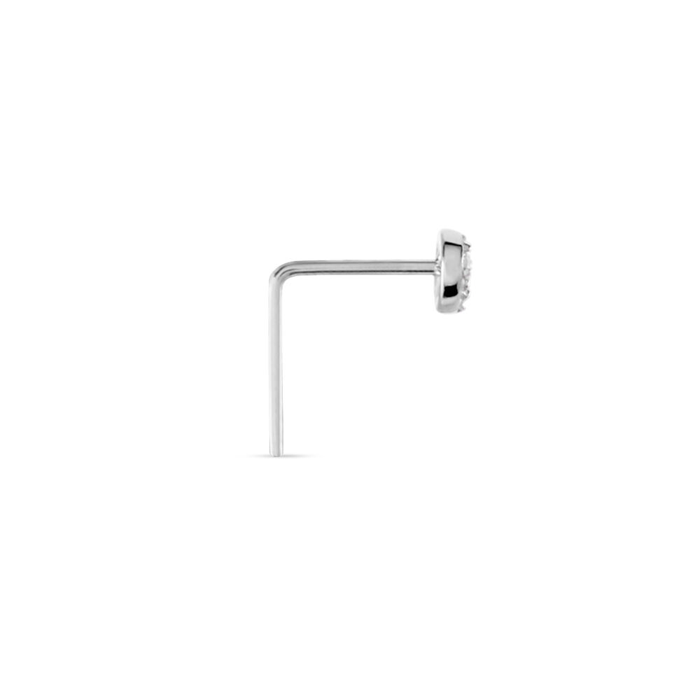 Piercing De Nez Demetrie Or Blanc Diamant - Piercing Nez Femme | Marc Orian
