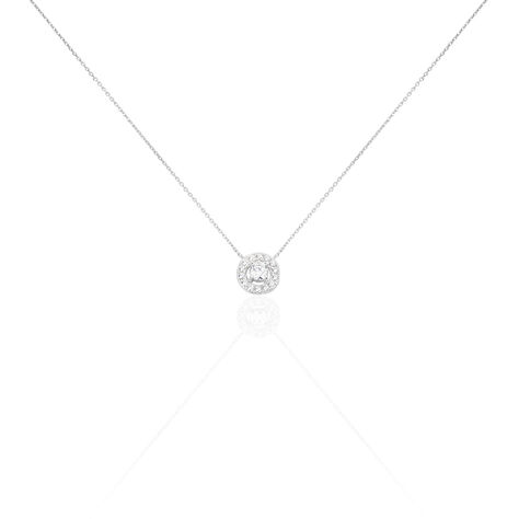 Collier Star Or Blanc Oxyde De Zirconium - Colliers avec pierres Femme | Marc Orian