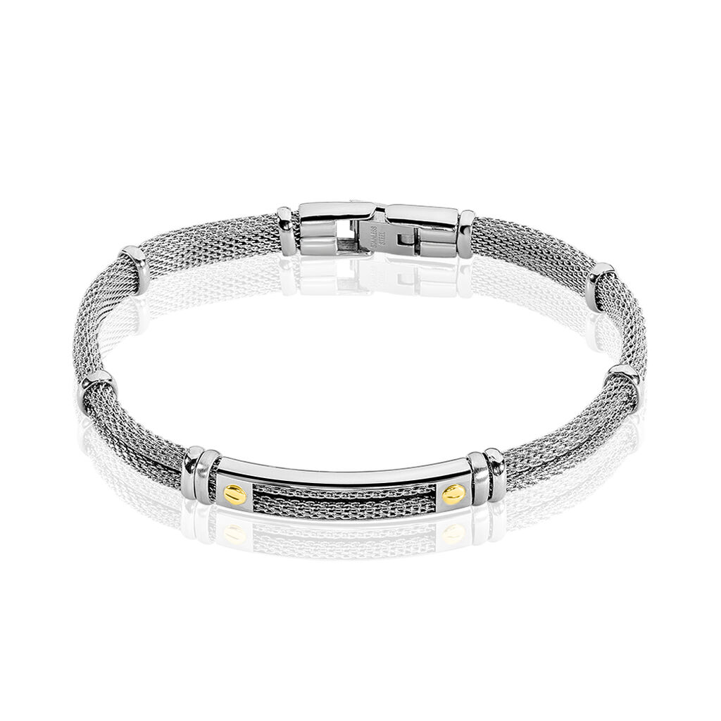 Bracelet Jourdan Neylahae Acier Blanc - Bracelets Homme | Marc Orian