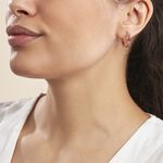 Cr&eacute;oles Zoelia Rondes Plaqu&eacute; Or Jaune Pierres De Synth&egrave;se - Cr&eacute;oles Femme | Marc Orian