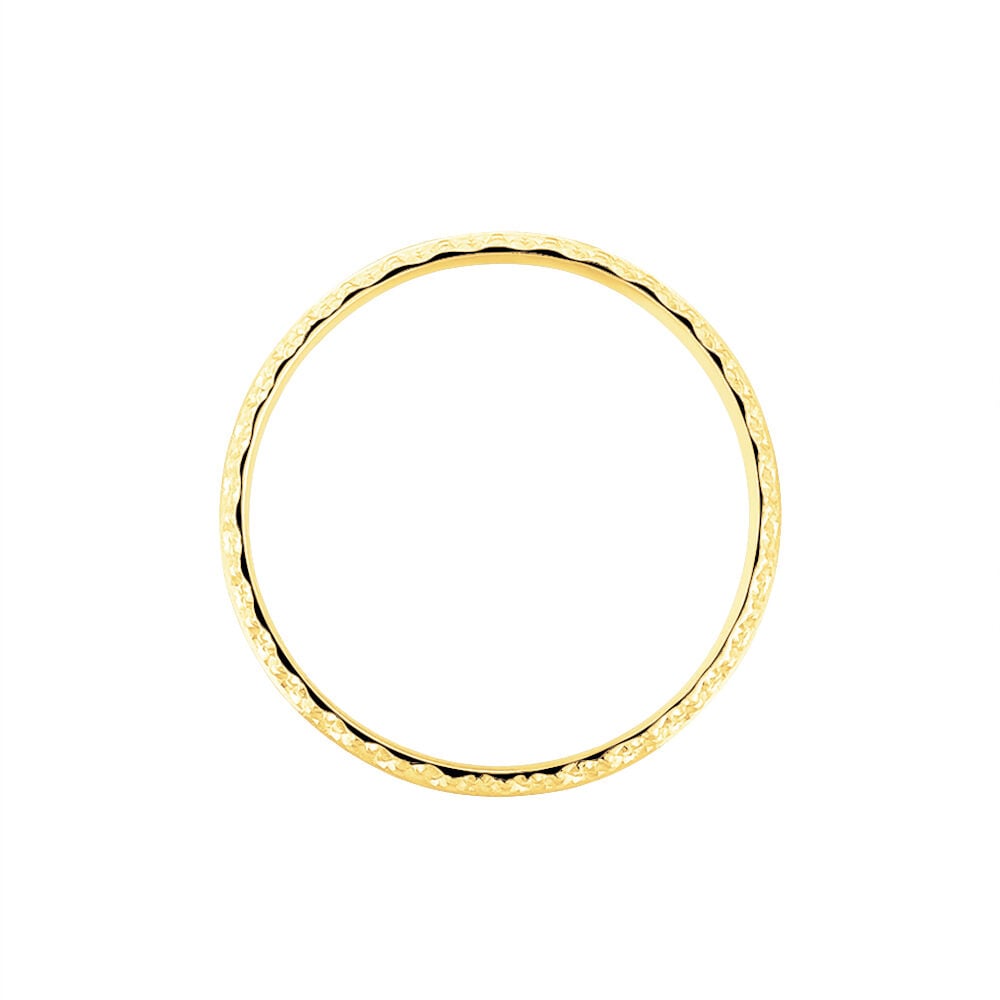 Alliance June 2 Rangs Diamantee Ruban Plat Or Jaune - Alliances duo Unisex | Marc Orian