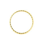 Alliance June 2 Rangs Diamantee Ruban Plat Or Jaune - Alliances duo Unisex | Marc Orian