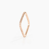 Bague Aeselya Argent Rose Oxyde De Zirconium