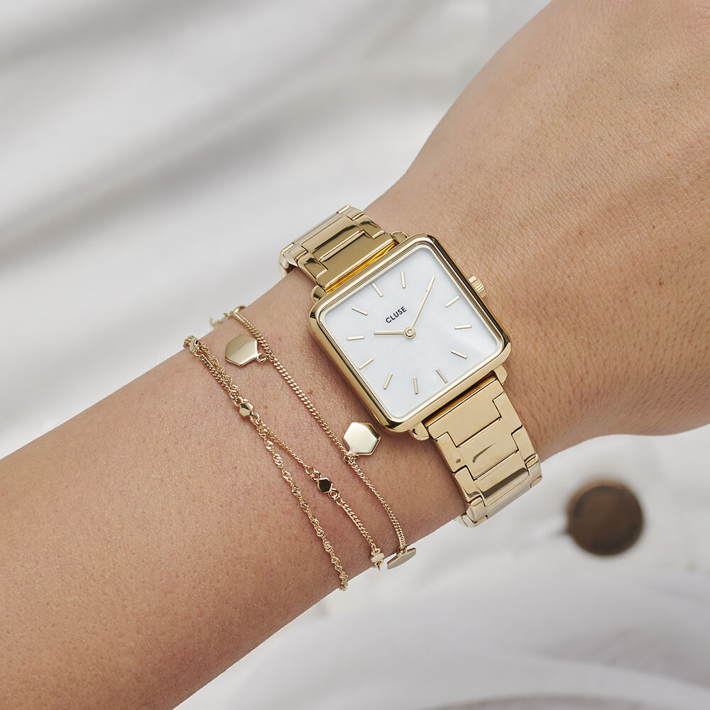 Montre Cluse La Tetragone Nacre - Montres étanches Femme | Marc Orian