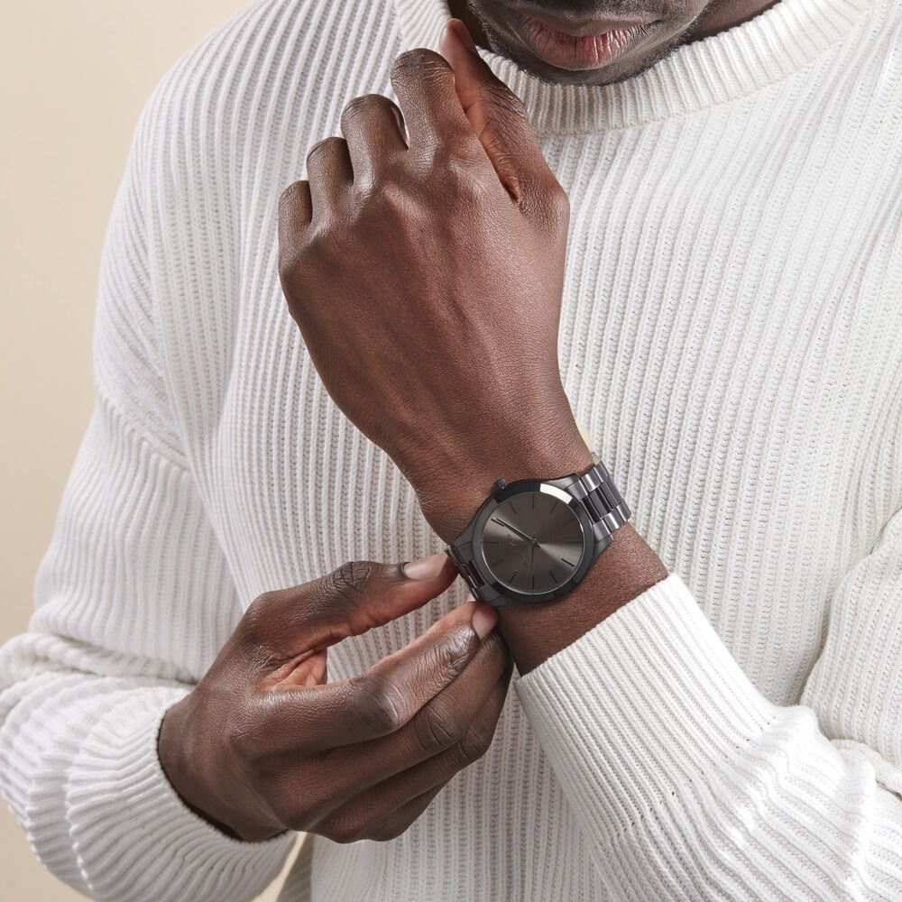 Montre Michael Kors Slim Runway Noir HIMFNQN2550 Marc Orian Bijouterie en ligne