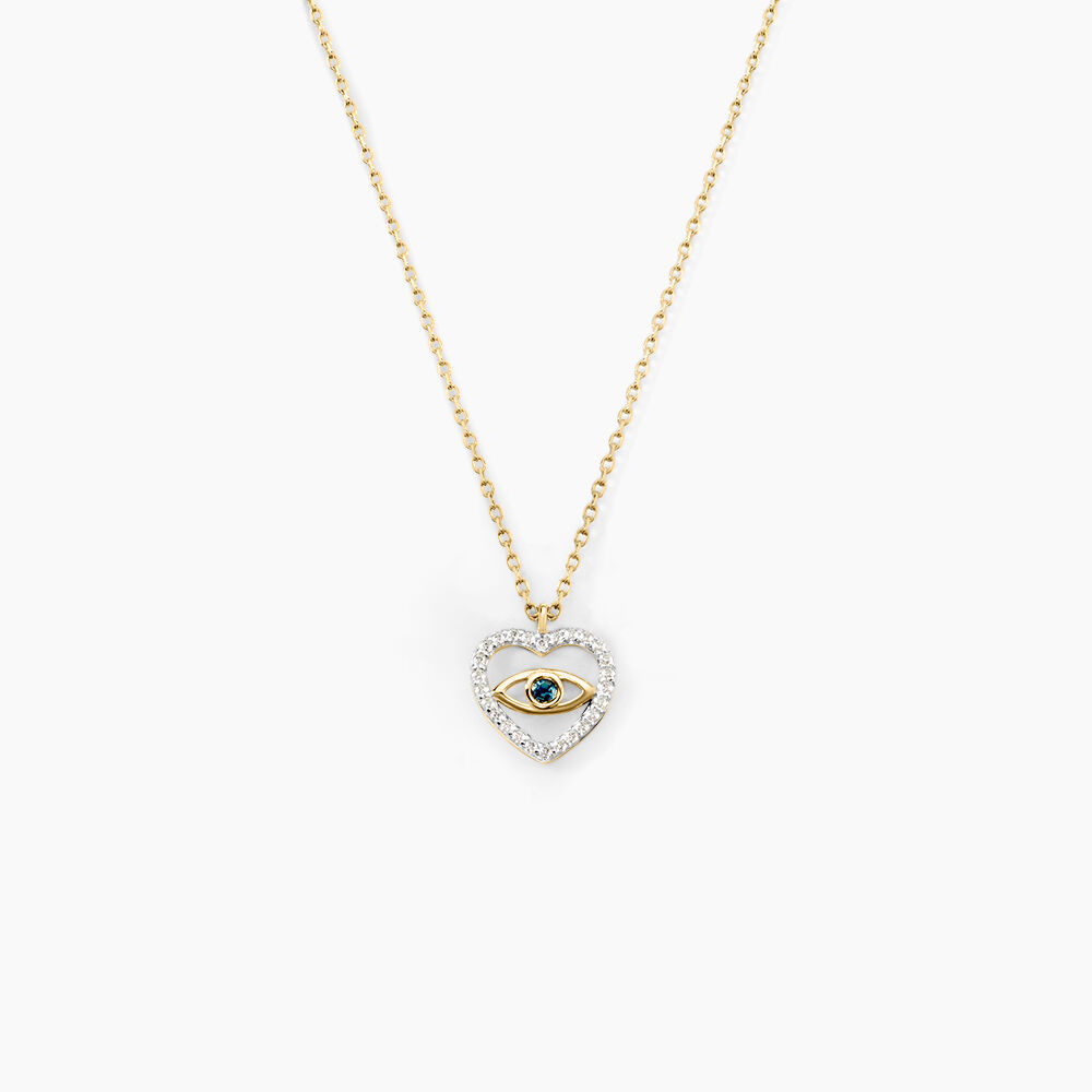 Collier Katriona Or Jaune Topaze Oxyde De Zirconium - Colliers avec pierres Femme | Marc Orian