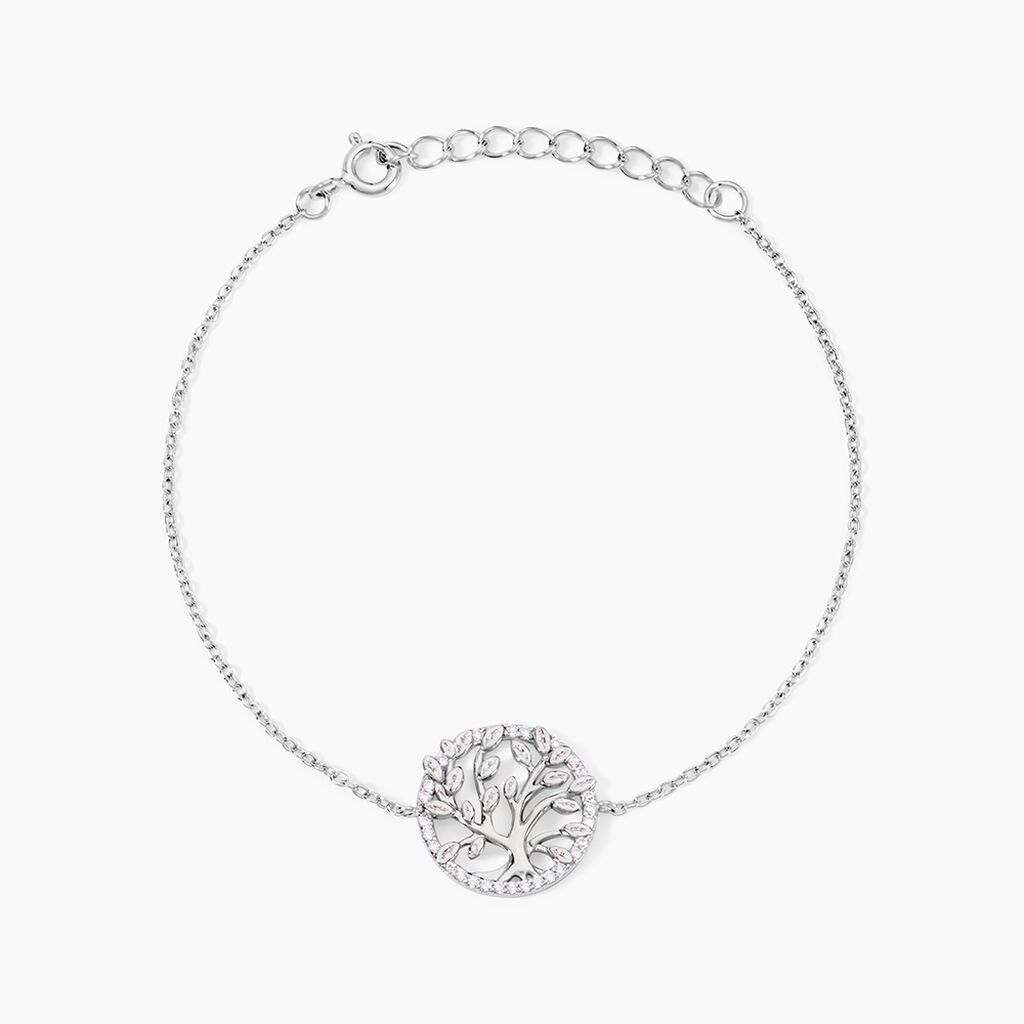 Bracelet Maximilian Argent Blanc Oxyde De Zirconium - Bracelets fantaisie Femme | Marc Orian