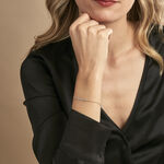 Bracelet Nissa Argent Blanc - Bracelets fantaisie Femme | Marc Orian