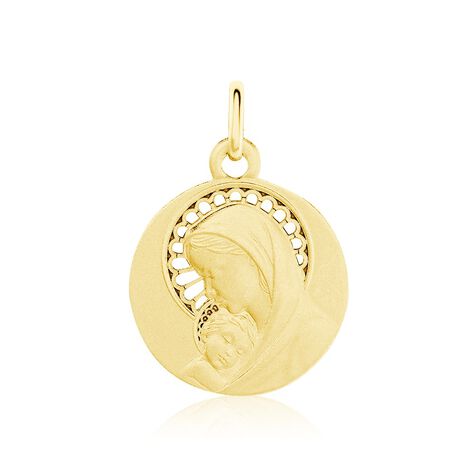 Pendentif Marie Or Jaune - Médailles et médaillons Famille | Marc Orian