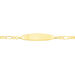 Bracelet Identité Bartolomee Or Jaune - Gourmettes Enfant | Marc Orian