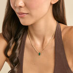 Collier Jerry Or Jaune Malachite - Colliers avec pierres Femme | Marc Orian