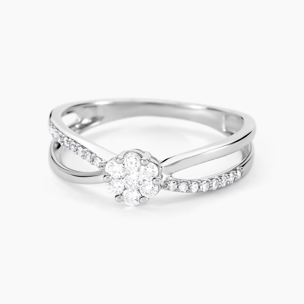 Bague Kuta Or Blanc Diamant - Bagues fian&ccedil;ailles Femme | Marc Orian