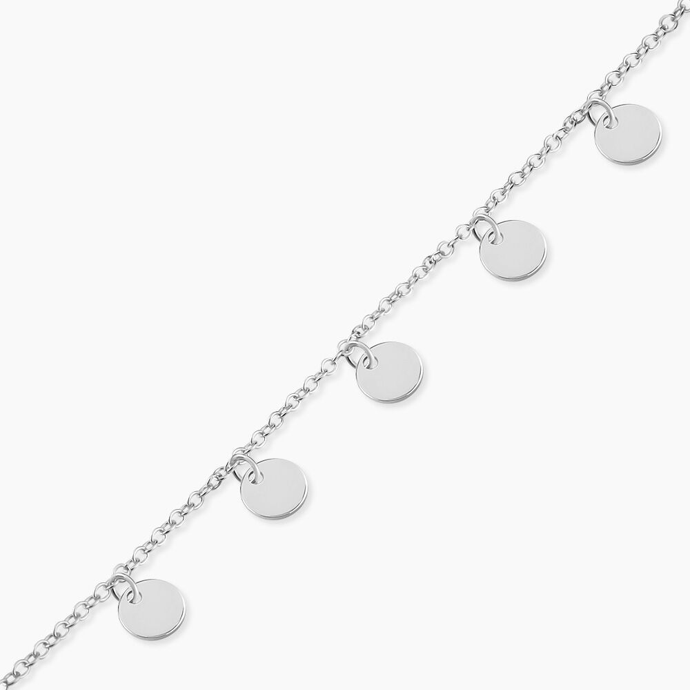 Bracelet Ragavi Argent Blanc - Bracelets Medailles Femme | Marc Orian