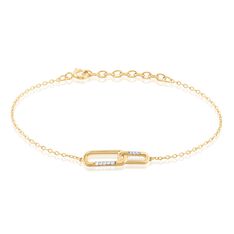 Bracelet Plaqué Or Mietta Oxydes De Zirconium - Bracelets chaînes Femme | Marc Orian