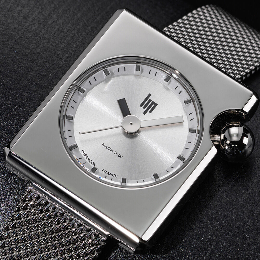 Montre Lip Mach 2000 Mini Square Argent&eacute; - Montres &eacute;tanches Femme | Marc Orian