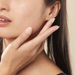 Boucles D'oreilles Puces Anne-maudae Double Coeurs Or Bicolore - Puces Femme | Marc Orian