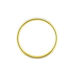 Alliance Aliyaah Ruban Plat Or Bicolore - Alliances personnalis&eacute;es Famille | Marc Orian