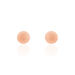 Boucles D'oreilles Puces Fidelia Boule Sablee Or Rose - Puces Femme | Marc Orian