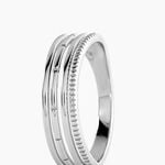 Bague Poly Argent Blanc - Bijoux fantaisie Femme | Marc Orian