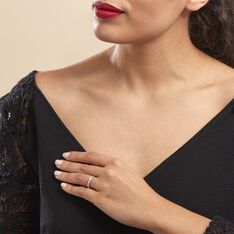 Bague Solitaire Alexandra Or Blanc Diamant - Bagues Solitaire Femme | Marc Orian