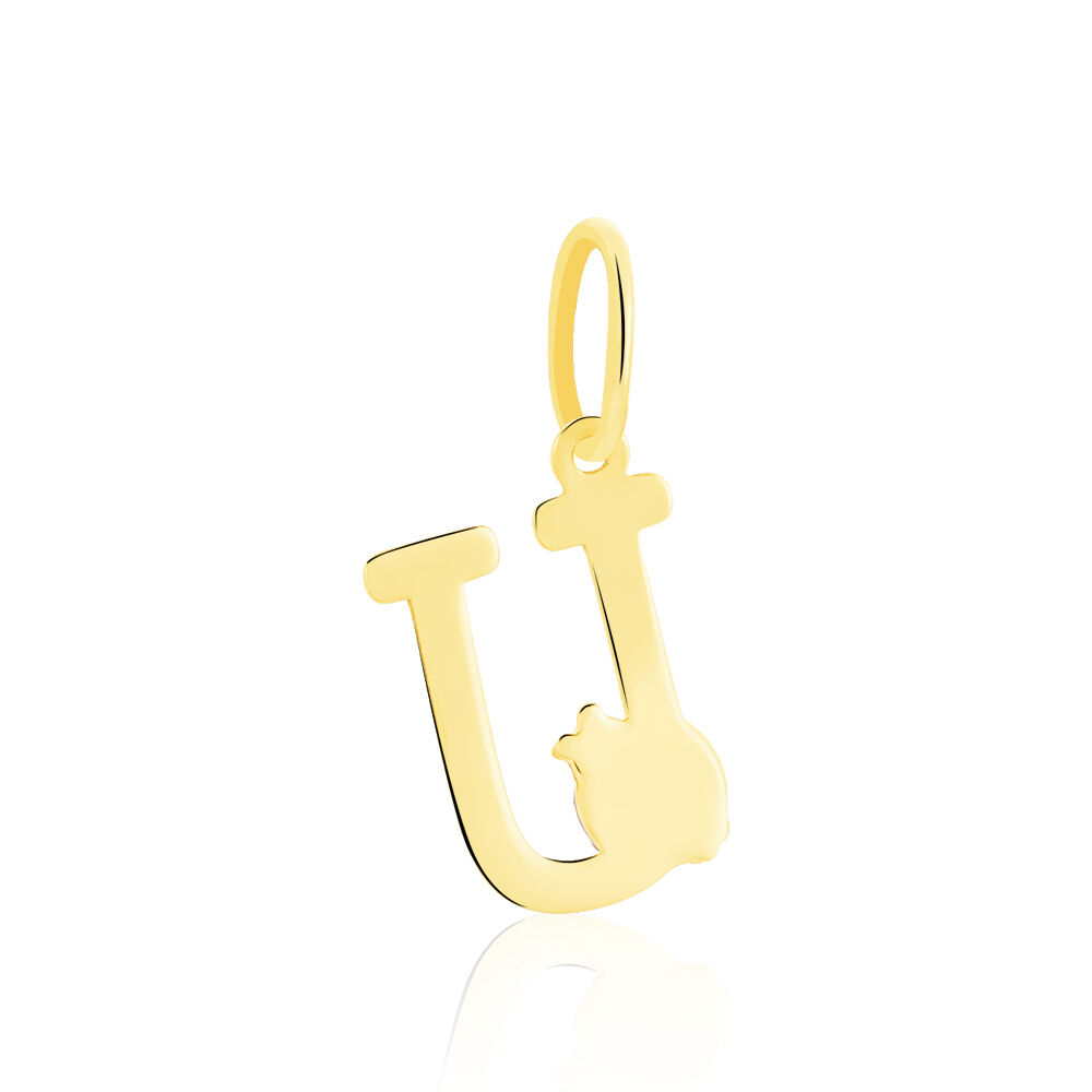 Pendentif Helidie Coccinelle Lettre Or Jaune - Pendentifs Enfant | Marc Orian