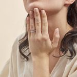 Alliance Giulia Or Blanc Diamant - Alliances avec pierres Femme | Marc Orian