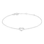 Bracelet Karlota Or Blanc Diamant - Bracelets cha&icirc;nes Femme | Marc Orian