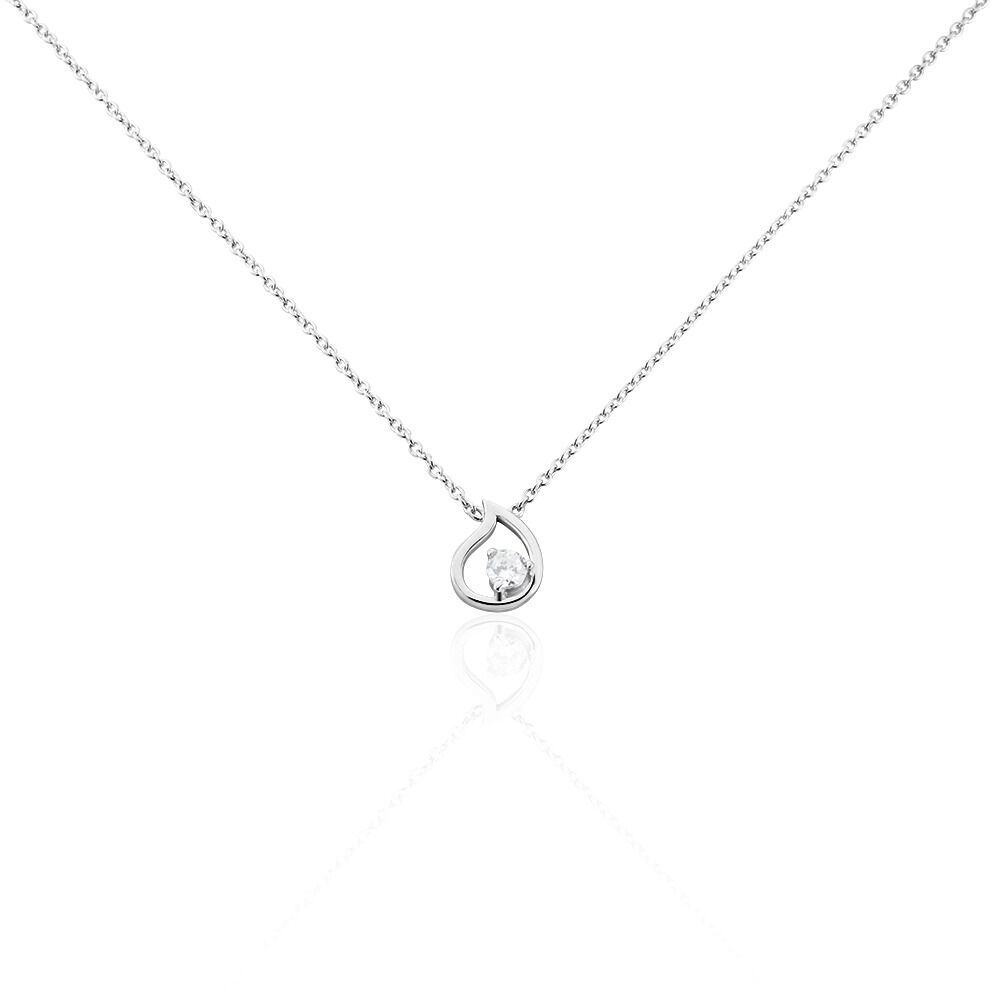 Collier Argent Sidonio Oxydes De Zirconium - Colliers avec pierres Femme | Marc Orian