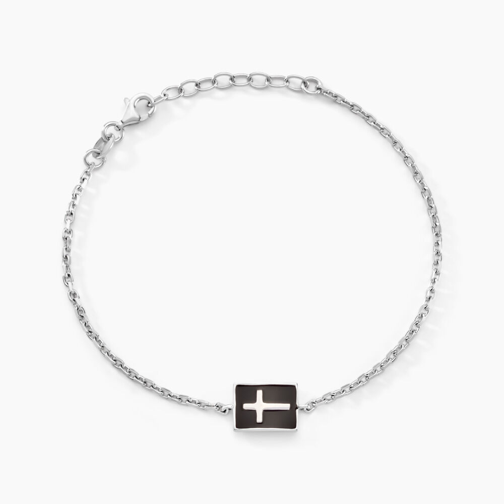 Bracelet Romaji Argent Blanc - Bracelets chaînes Homme | Marc Orian