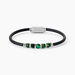Bracelet Jourdan Caoutchouc Noir - Bracelets cha&icirc;nes Homme | Marc Orian