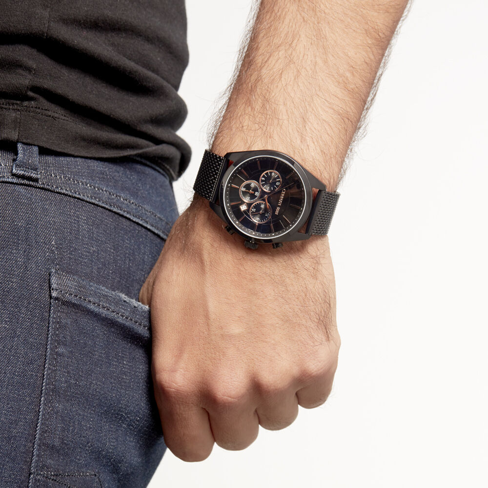 Montre Cerruti Grottamare Noir - Montres étanches Homme | Marc Orian