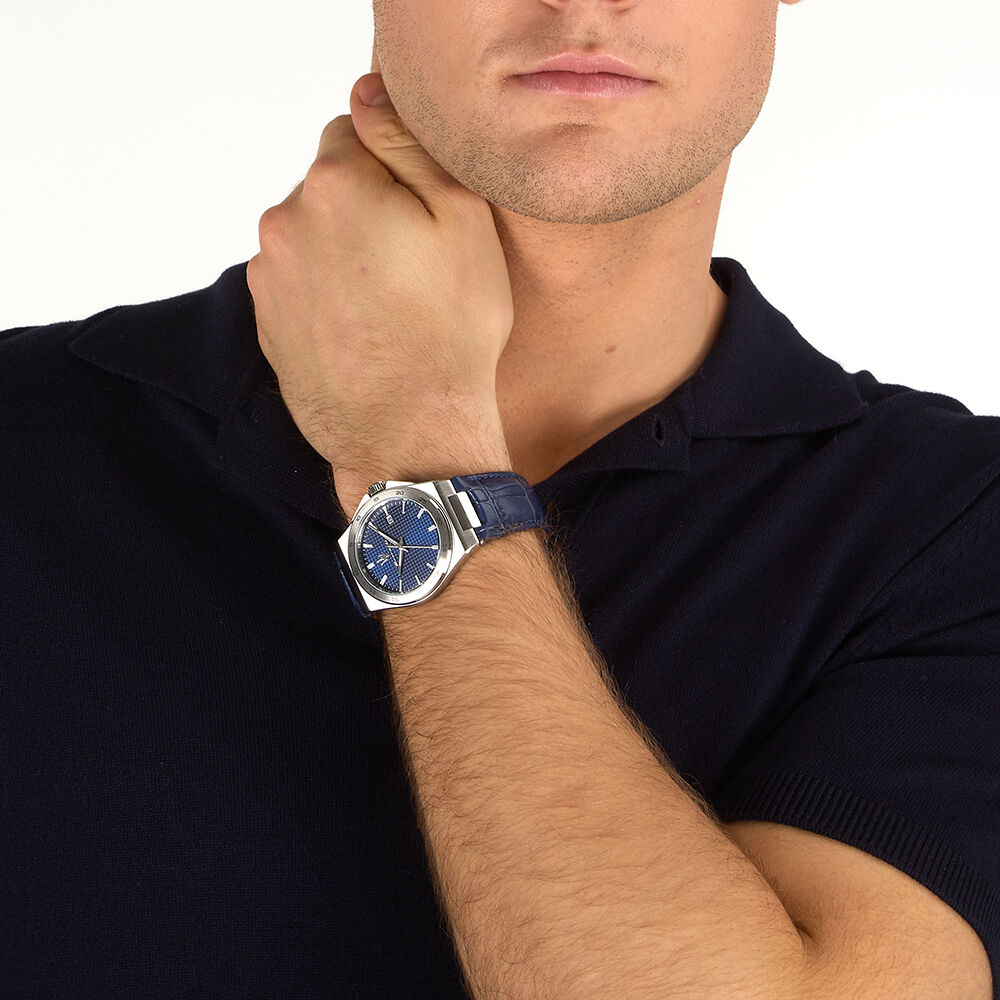 Montre Maserati Velocita Slim Bleu - Montres &eacute;tanches Homme | Marc Orian