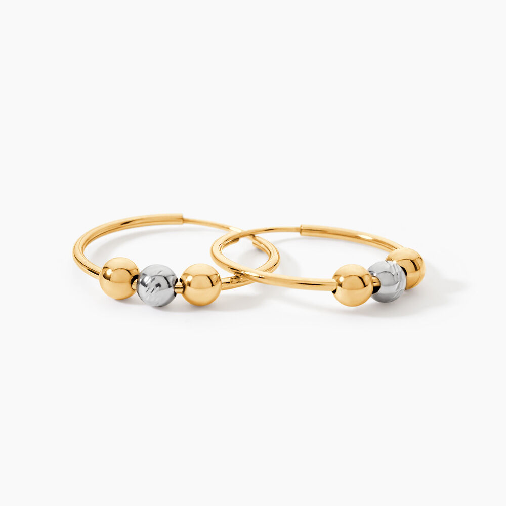 Cr&eacute;oles Anaell Or Bicolore - Cr&eacute;oles Femme | Marc Orian