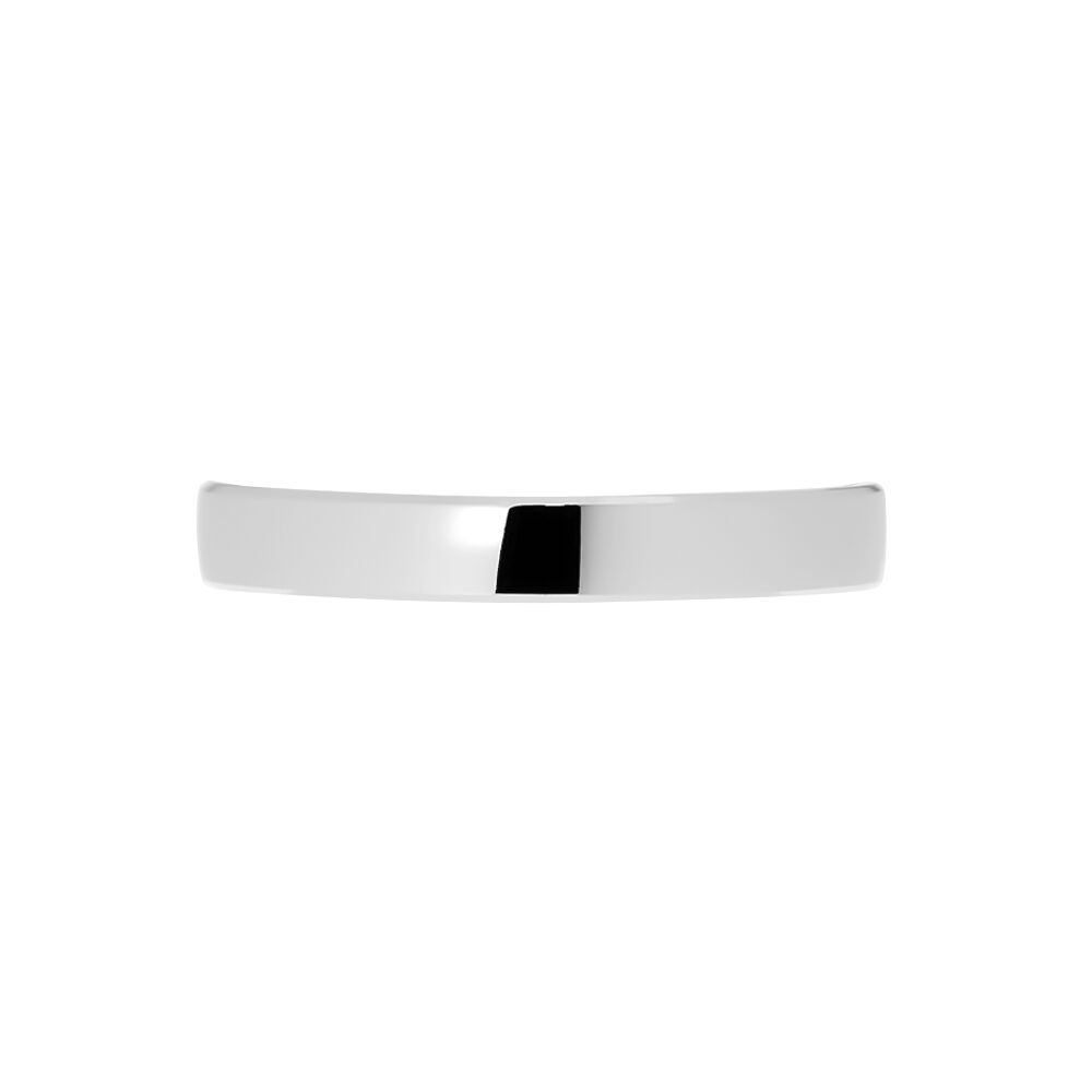 Alliance Ruban Bombe Or Blanc - Alliances classiques Famille | Marc Orian
