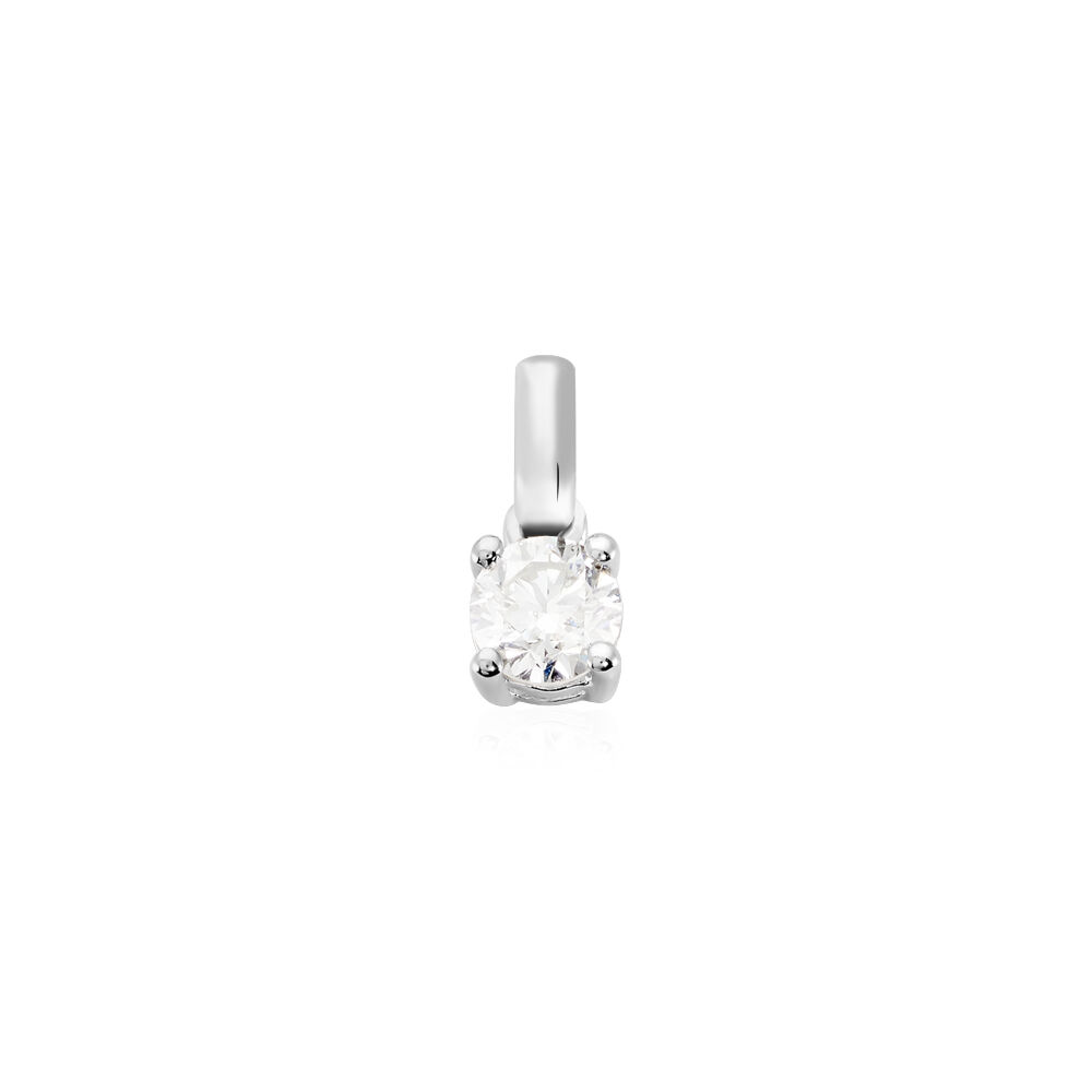 Pendentif Victoria Or Blanc Diamant - Pendentifs Femme | Marc Orian
