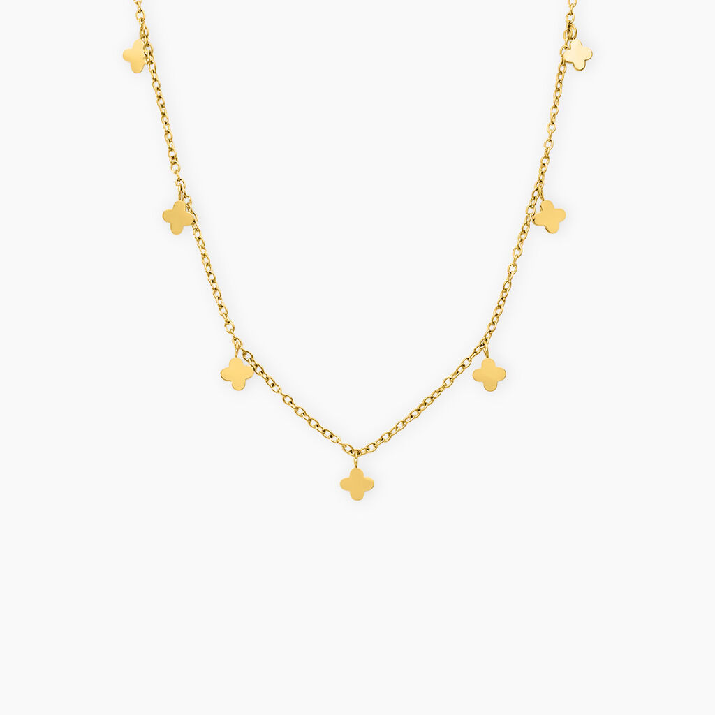Collier Eva Acier Jaune - Colliers fantaisie Femme | Marc Orian