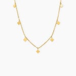 Collier Eva Acier Jaune - Colliers fantaisie Femme | Marc Orian