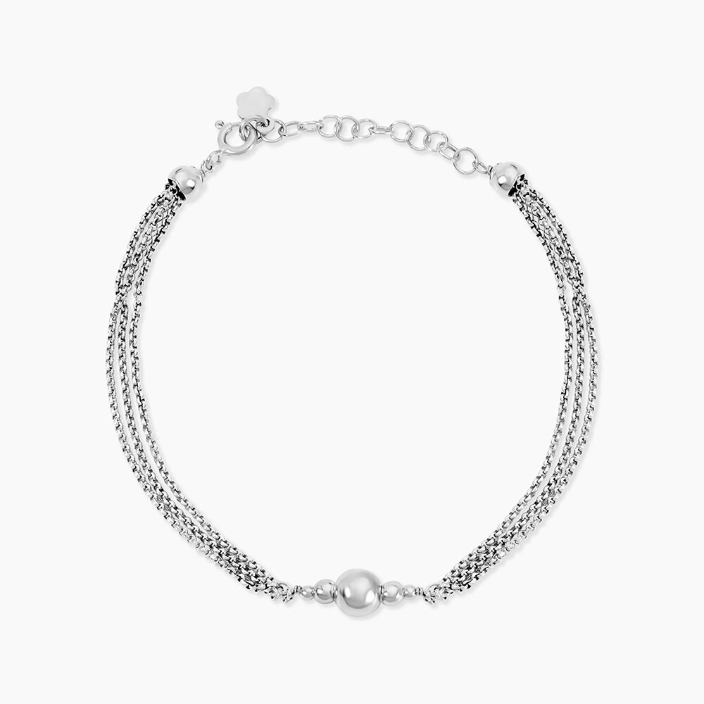 Bracelet Meili Argent Blanc - Bracelets fantaisie Femme | Marc Orian
