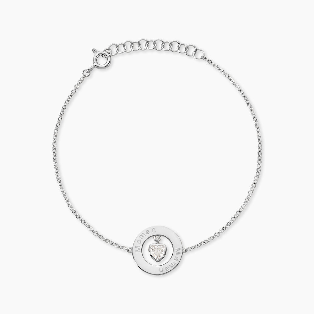 Bracelet Almas Argent Blanc Oxyde De Zirconium - Bracelets fantaisie Femme | Marc Orian