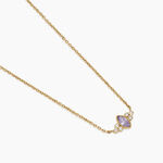 Collier Azel Plaque Or Jaune Oxyde De Zirconium - Colliers avec pierres Femme | Marc Orian