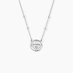 Collier Argent Blanc Akosua - Colliers fantaisie Femme | Marc Orian