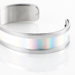 Bracelet Jonc Kayssi Acier Blanc - Bracelets joncs Femme | Marc Orian