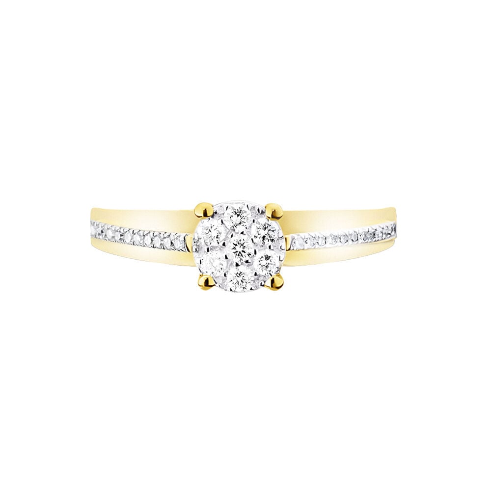 Bague Kate Or Jaune Diamant - Parures de mariage Femme | Marc Orian