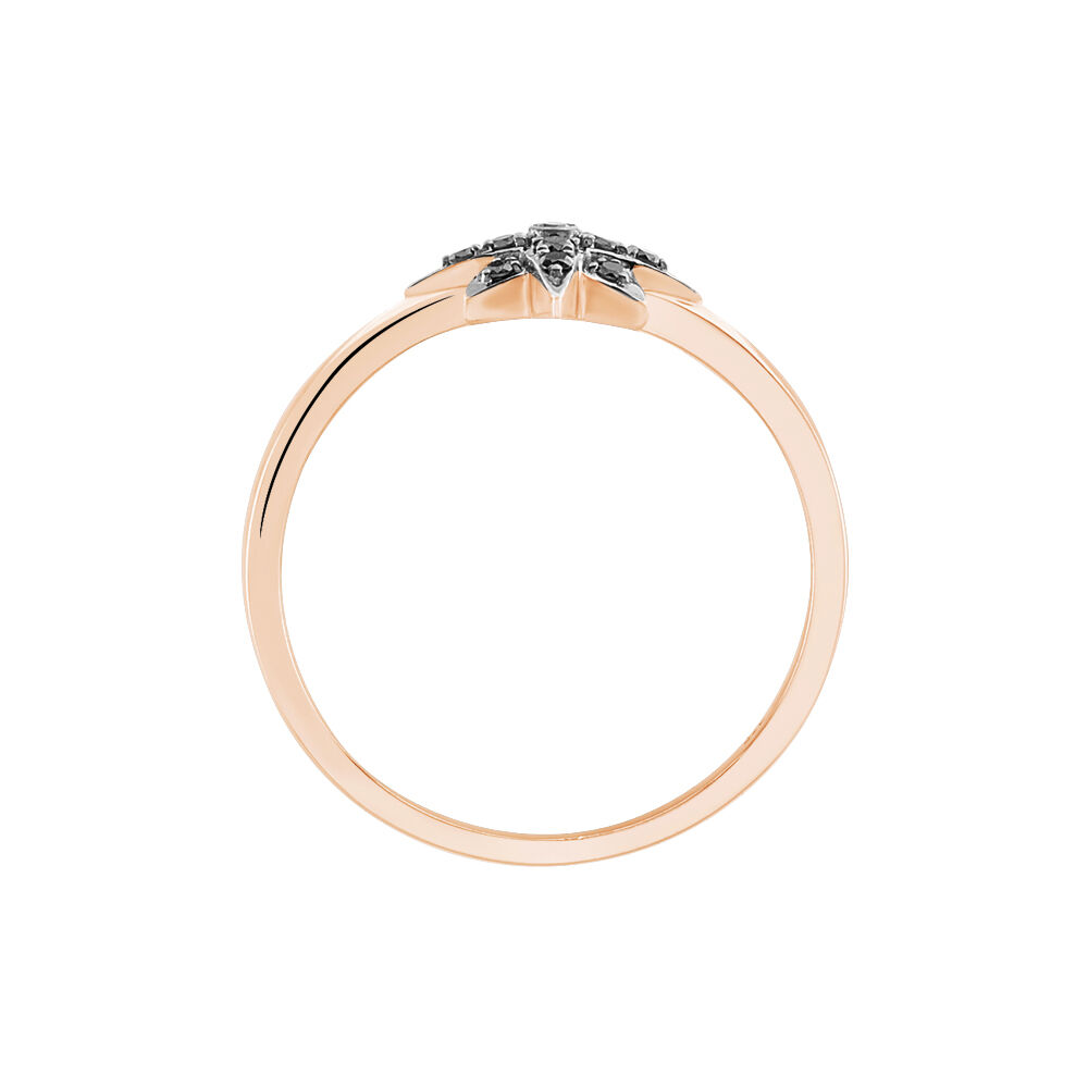 Bague Laetia Or Rose Diamant - Bagues pierres pr&eacute;cieuses Femme | Marc Orian
