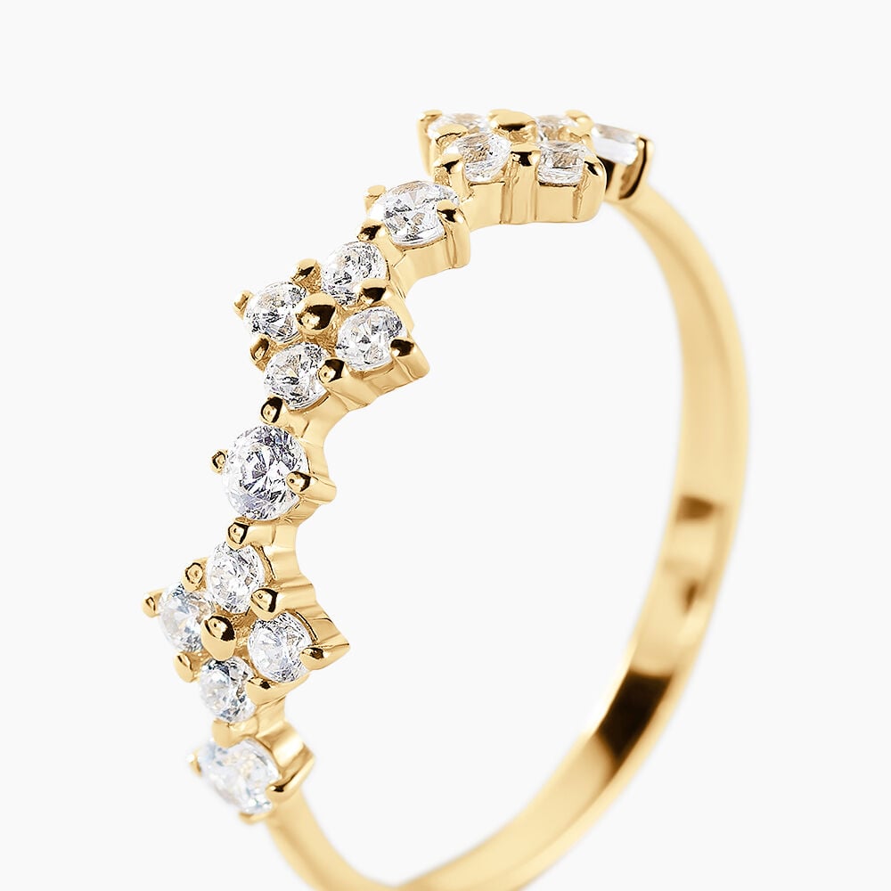 Bague Majestueuse Or Jaune Oxyde De Zirconium - Bagues fian&ccedil;ailles Femme | Marc Orian