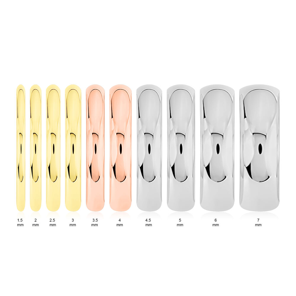 Alliance Aphroditia Demi Jonc Bomb&eacute; Platine Blanc - Alliances duo Femme | Marc Orian