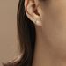 Boucles D'oreilles Puces Charlene Or Blanc Diamant Synthetique - Puces Femme | Marc Orian